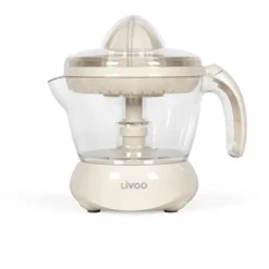 Eläktrisk citruspress - LIVOO - DOD131C - 25 W - 1 stor kon och 1 liten kon - 700 ml - Benvit