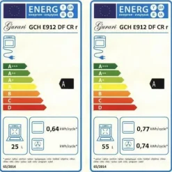 Elspis elektrisk - GURARI - GCH E 912 DF Cr r - Keramisk 90 cm - Dubbel ugn - Grädde