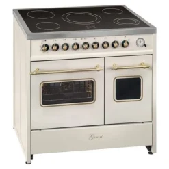 Elspis elektrisk - GURARI - GCH E 912 DF Cr r - Keramisk 90 cm - Dubbel ugn - Grädde