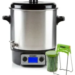 Elvärmare - DOMO - DO42326PC - 2000 W - Rostfritt stål - Timer