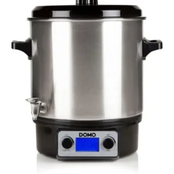 Elvärmare - DOMO - DO42326PC - 2000 W - Rostfritt stål - Timer