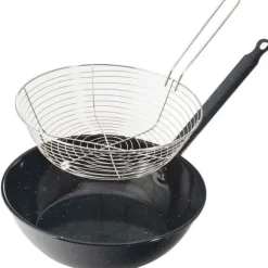 Emaljerad fritös panna Ø 28 cm Vaello