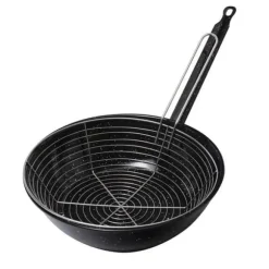 Emaljerad fritös panna Ø 28 cm Vaello