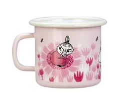 Emaljmugg Mumin Dag i trädgården , Flickor 2,5 dl från Muurla