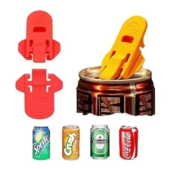 Enkel burköppnare (12-pack) - Återanvändbar läskburköppnare, skyddar fingrarna, perfekt för picknick och fester