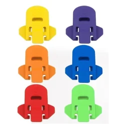 Enkel burköppnare, 6-pack, flerfärgad - Återanvändbar läskburköppnare, dryckesburköppnare