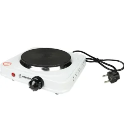 Enkel kokplatta vit 1000W