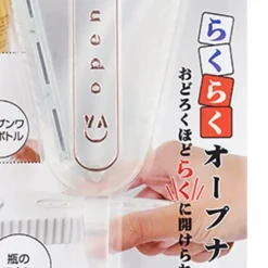 Enkel manuell V-formad burklocksöppnare för burkar och flaskor