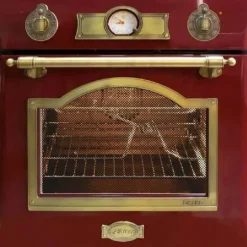 Ensemble four électrique - KAISER - EH 6355 RotEm - 8 funktioner - Glaskeramisk platta 60 cm - Bordeaux