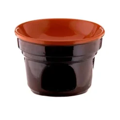 ERBJUDANDE 12 FÖR FÖR BAGNA CAUDA CM 14 BRUNA TERRE D'UMBRIA + 50 T-LIGHT LJUS SOM GÅVA