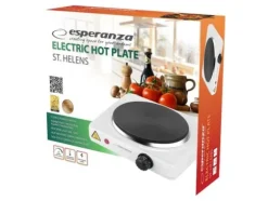 Esperanza ST. HELENS - Elektrisk kokplatta - 1 kW - vit