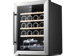 ETA ETA953190010GN - Vinkylare - bredd: 43 cm - djup: 45 cm - höjd: 63.8 cm - 53 liter - Klass G - svart