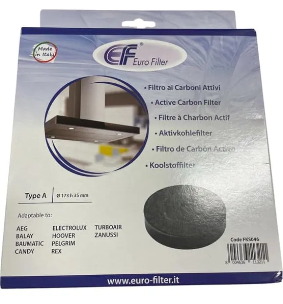 Eurofilter Aktivt kolfilter 174mmm