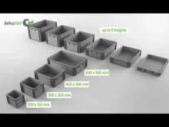 Eurokasse, plast 600x400x270 mm
