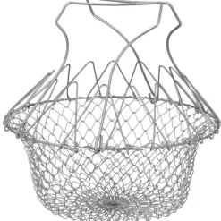 Expanderbar Frityrkorg i Rostfritt Stål - 23 cm