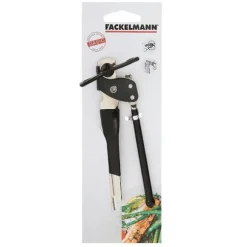 Fackelmann Basic burk- och flasköppnare 15 cm silver/svart