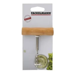Fackelmann Basic Korkskruv 10,5 cm Trä/Krom
