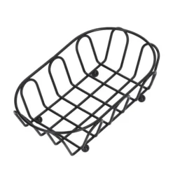 Fashionabla pommes frites i rostfritt stål för mellanmål och bakad mat