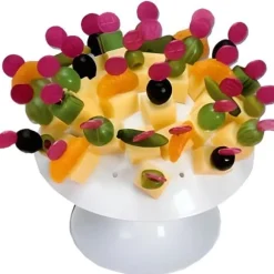 Festsvamp - CHG - Praktisk och dekorativ - Livsmedelsgodkänd plast - 32 spett - Tillverkad i Tyskland