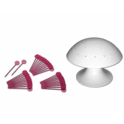 Festsvamp - CHG - Praktisk och dekorativ - Livsmedelsgodkänd plast - 32 spett - Tillverkad i Tyskland