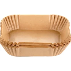 Fettfritt pappersinlägg till airfryer, fyrkantigt, 19x19 cm, 200 st.