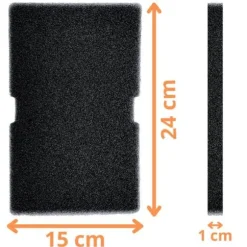 Filter - Beko - 2964840100 - Set of 2 - Compatible Tumble Dryer - Black