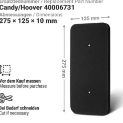 Filter för Candy Hoover 40006731 torktumlare 4-pack