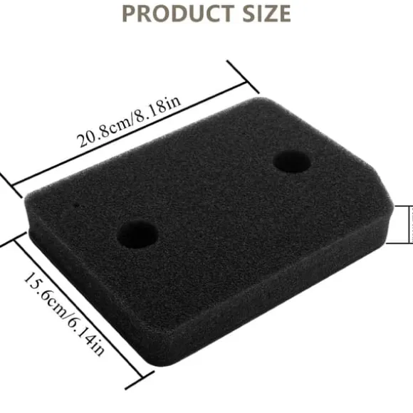 Filter till 9164761 torktumlare värmepumpstorktumlare, 4 st svampfilter för torktumlare 208 x 156 x 30 mm, luddfilter skumfilter svampfilter
