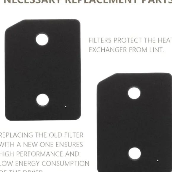 Filter till 9164761 torktumlare värmepumpstorktumlare, 4 st svampfilter för torktumlare 208 x 156 x 30 mm, luddfilter skumfilter svampfilter