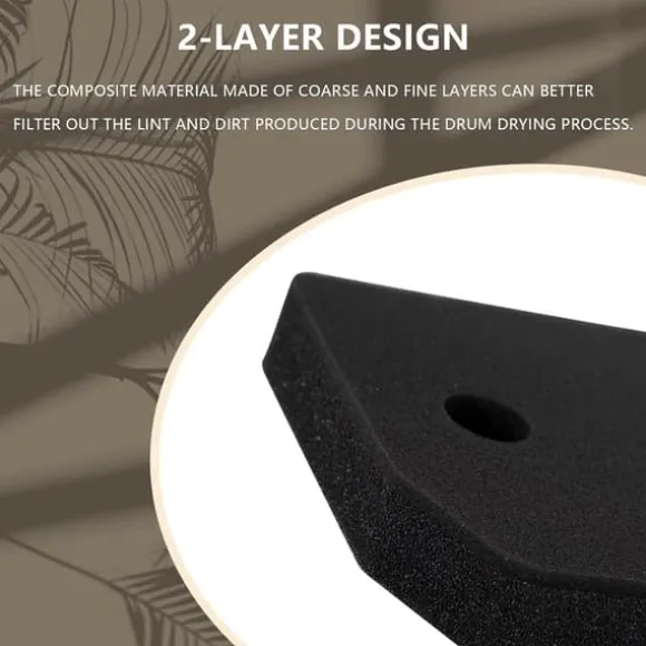 Filter till 9164761 torktumlare värmepumpstorktumlare, 4 st svampfilter för torktumlare 208 x 156 x 30 mm, luddfilter skumfilter svampfilter