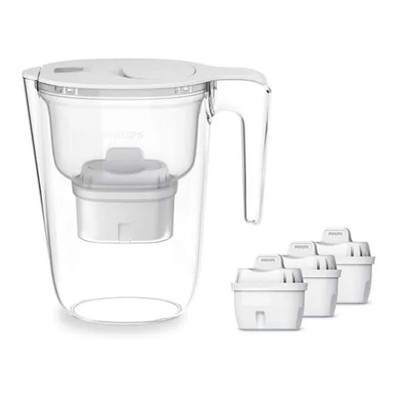 Filterkanna - PHILIPS - AWP2933WHT - 2,6L - Micro X-Clean - 3 filter inkluderade