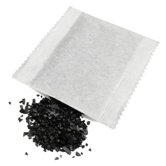 Filterpåsar med aktivt kol 20-pack, för luft- och vattendestillator/renare, avlägsnar klor, kolloider och tungmetaller, vit