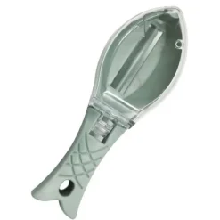 Fish Sccaler Praktisk lättanvänd snabb fiskfjällborttagare Skalare skrapa verktyg med lock för hemköket