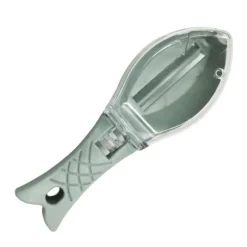 Fish Sccaler Praktisk lättanvänd snabb fiskfjällborttagare Skalare skrapa verktyg med lock för hemköket