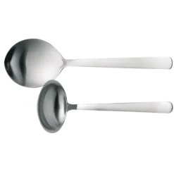 Fiskars - FunctionalForm Serving Cutlery 2 Pieces - Matt Steel