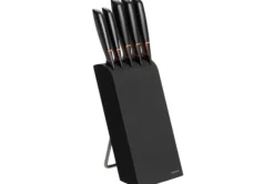 Fiskars - Knivblock och knivuppsättning - 5 st.