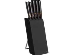 Fiskars - Knivblock och knivuppsättning - 5 st.
