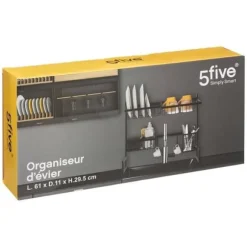 5five - diskmedel för diskho i svart metall- USED