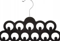 5five Velourhängare för halsdukar, bälten, 11 fack