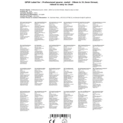 Flaskhällare av metall, Trådstorlek:31.5 mm