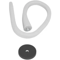 Flexibel bricka Dörrstöd Magnetisk Tvättmaskin Dörrhållare Universal för frontmatning WasherGrey