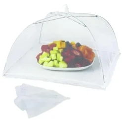 Fällbar livsmedelsklok - Fluga-säker - Bordsmask för livsmedel - Matlock - Universell storlek