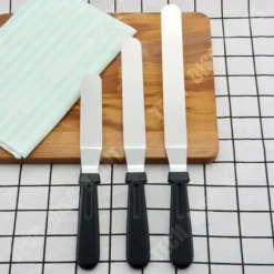 Fällbar spatula - TD® - Set om 3 - Rostfritt stål - Tårtdekoration - Diska i diskmaskinvänlig