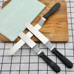 Fällbar spatula - TD® - Set om 3 - Rostfritt stål - Tårtdekoration - Diska i diskmaskinvänlig