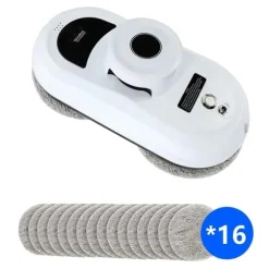 Fönsterputsrobot, Smarta säkerhetsfunktioner, Effektiv prestanda,VIT, EU, Ja