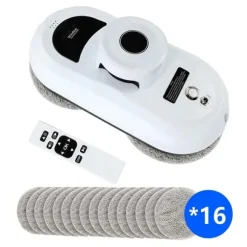 Fönsterputsrobot, Smarta säkerhetsfunktioner, Effektiv prestanda,VIT, EU, Ja