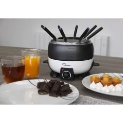 Fondue LITEN BALANS - Lycklig Fondue - Kapacitet 2L - Upp till 8 personer - Justerbar termostat - 800 W