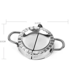 Form för dumpling / ravioli / piroger Rostfritt stål