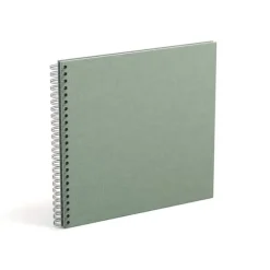 Fotoalbum Soft Teal med vita blad 35x31,5cm Bigso Box of Sweden