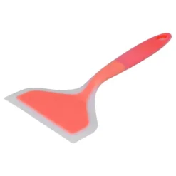 Friteringsspatel med bred mun i silikon för hemmakök (orange)